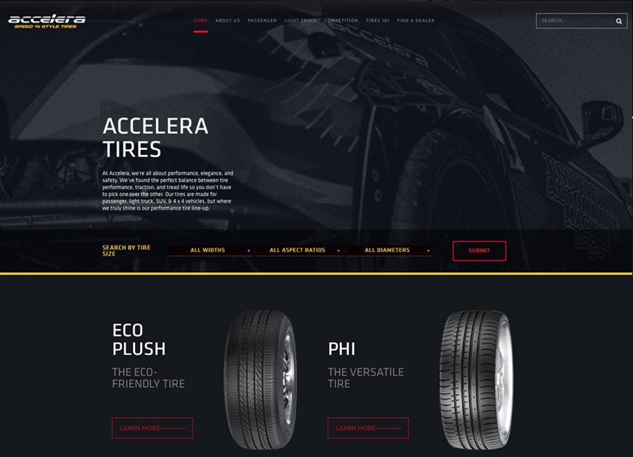 Accelera-Sample-Website-Homepage