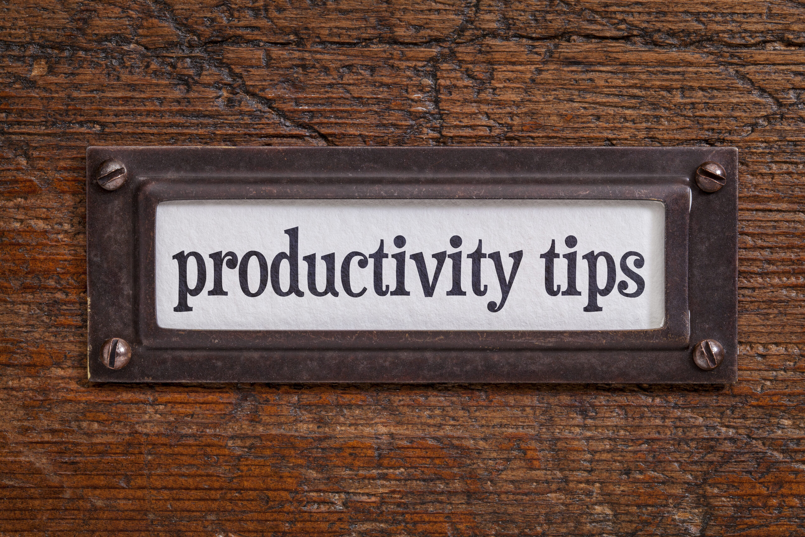 productivity tips